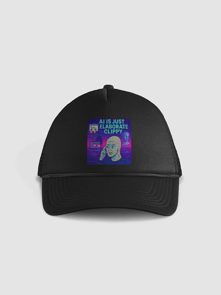 AI Contemplation Foam Trucker Hat product image (1)