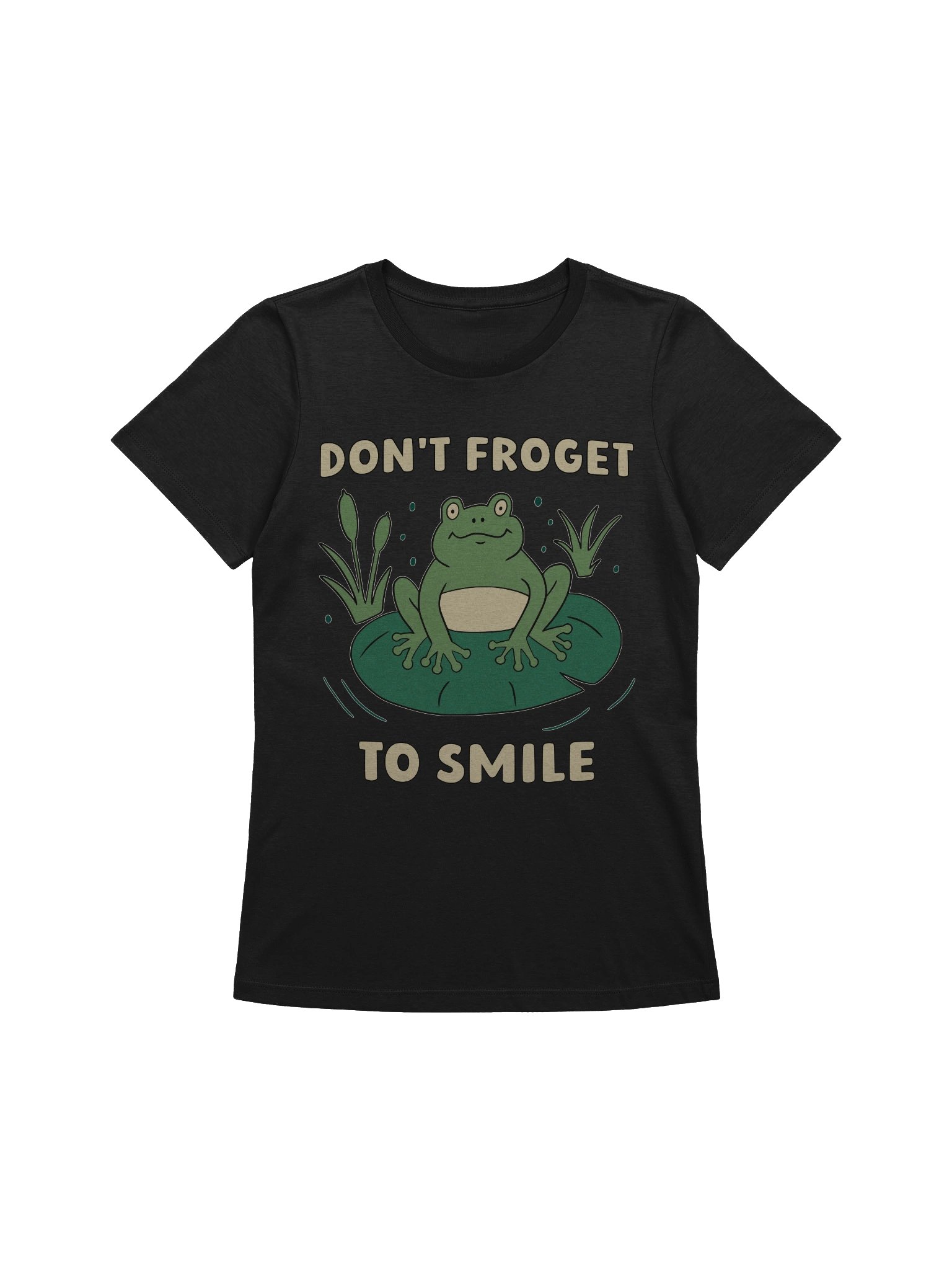 Don't Froget To Smile Frog Women's Relaxed-fit T-shirt product image (1)