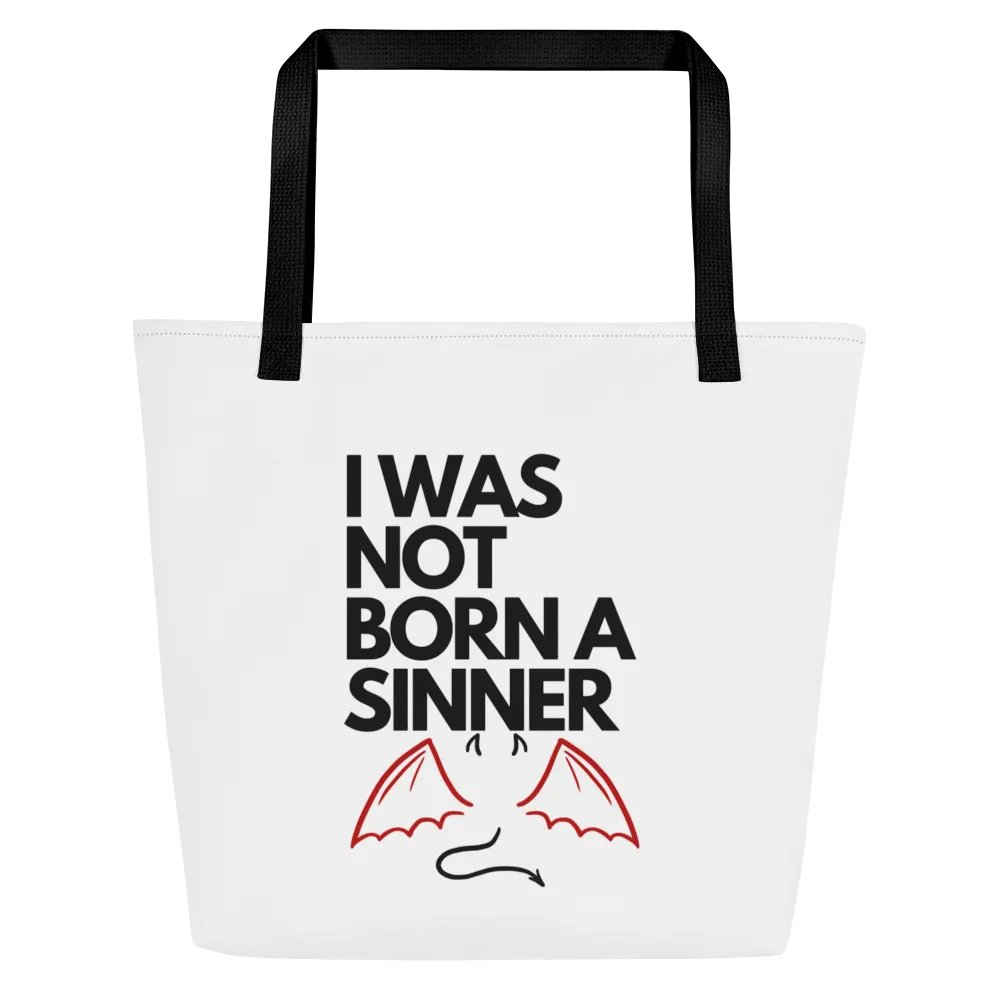 I Was Not Born a Sinner Tote product image (1)