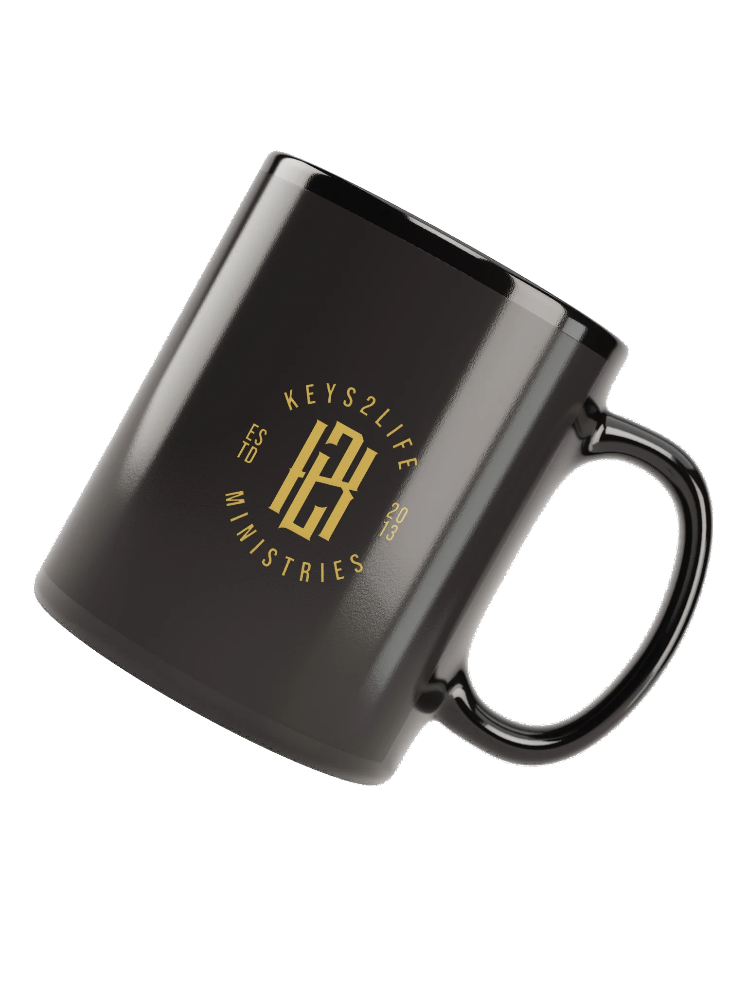 Keys2Life Ministries Gold Logo Mug product image (12)