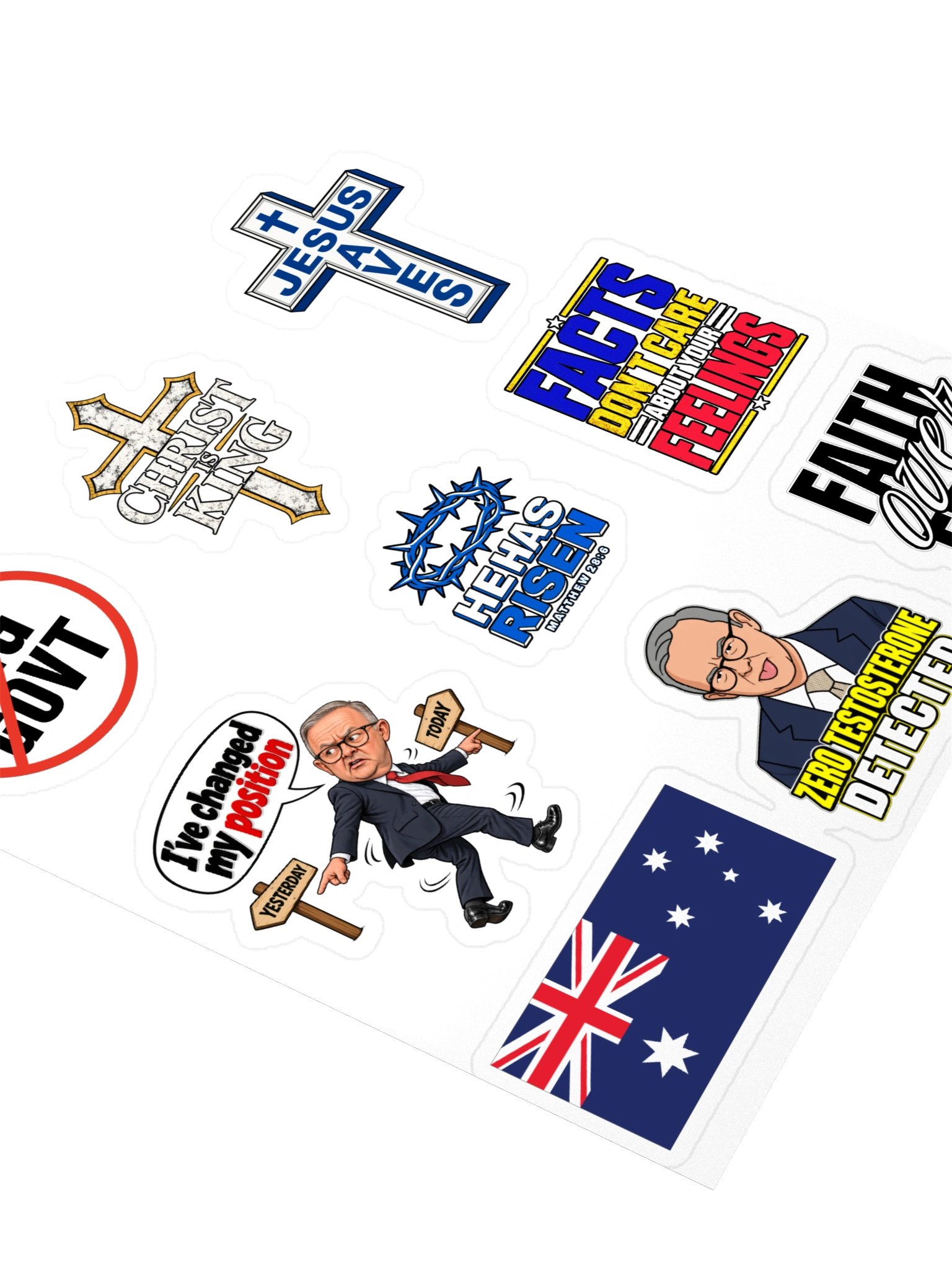 Staunch Sticker Pack – Aussie, Faith & Freedom Edition product image (3)