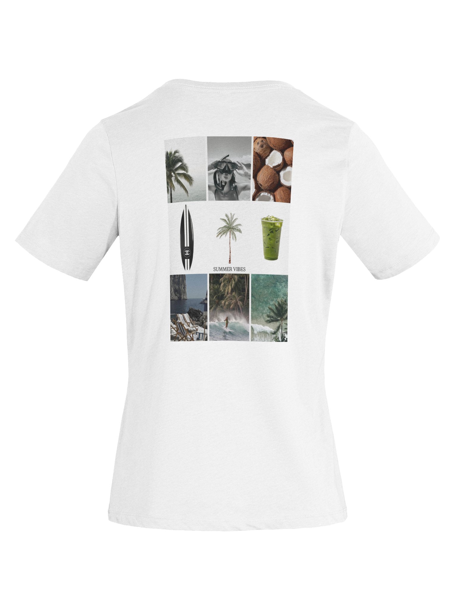 Summer Vibes V-Neck Tee product image (4)