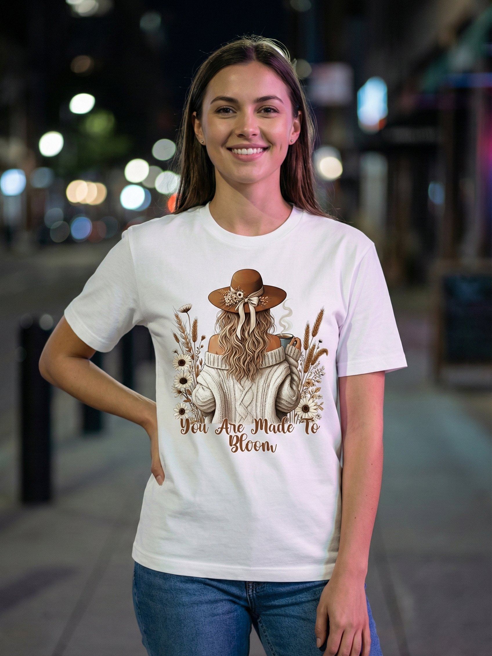 You Are Made To Bloom – Women’s Premium Graphic T-Shirt product image (2)