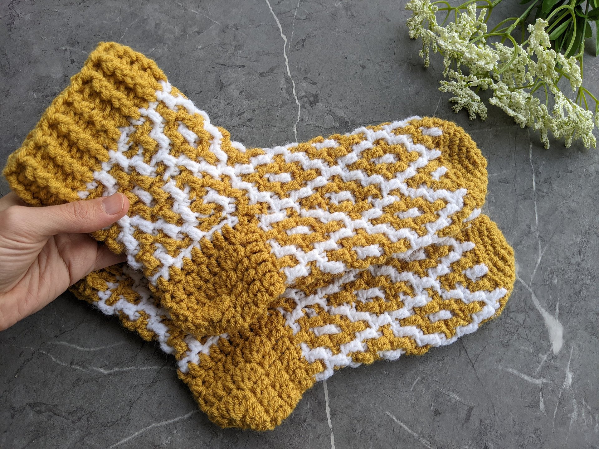 Crochet Mosaic Socks Pattern product image (4)