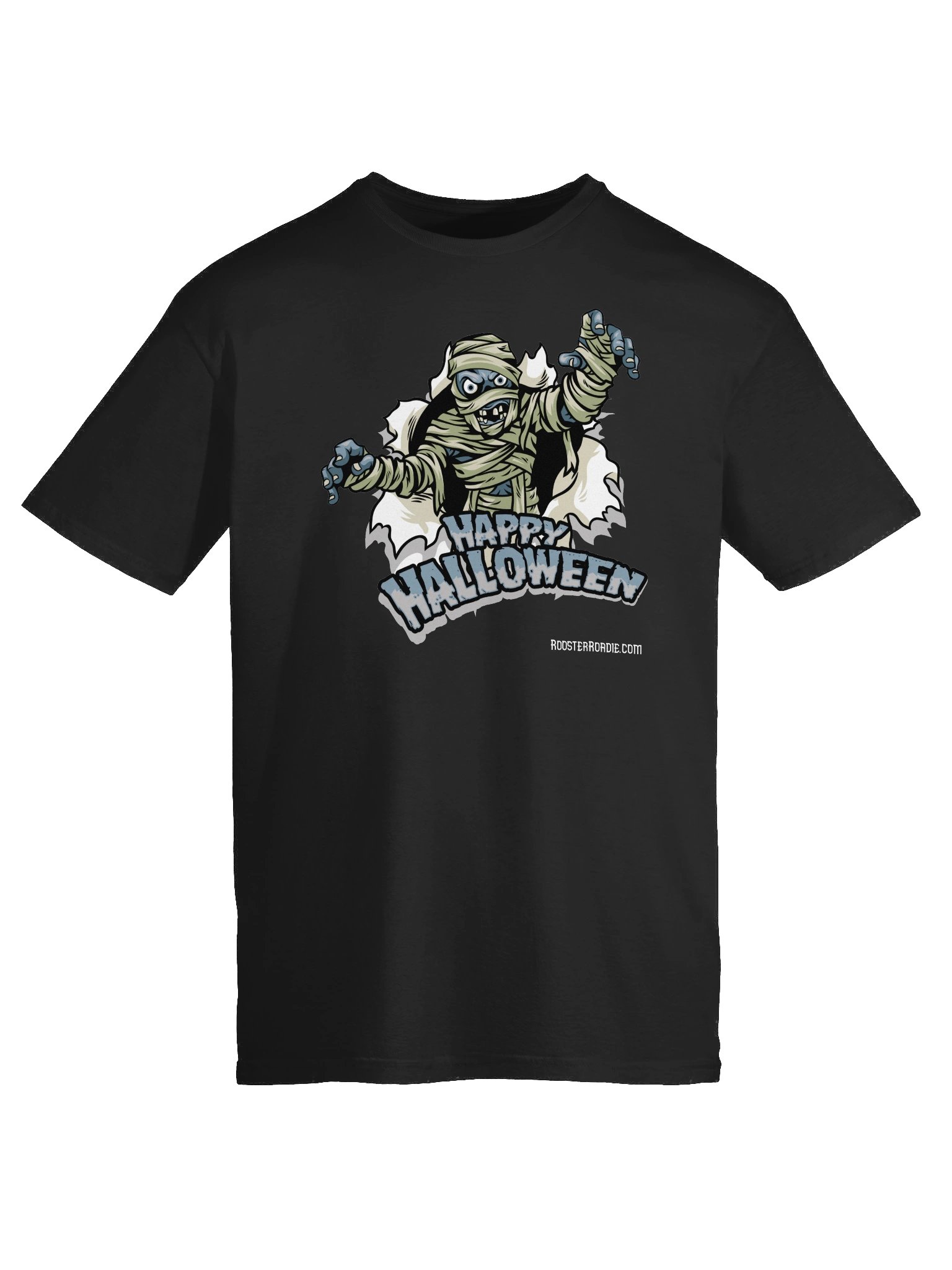 Happy Halloween Mummy T-Shirt – Scary Undead Monster Tee, Spooky Halloween Graphic Shirt product image (57)