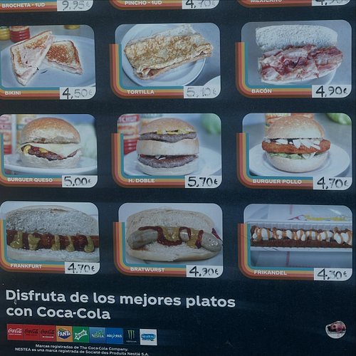 Why do they do this abroad? 😂🙈

Everywhere you go in Spain, there’s massive pictures of the food outside… and they somehow ma...
