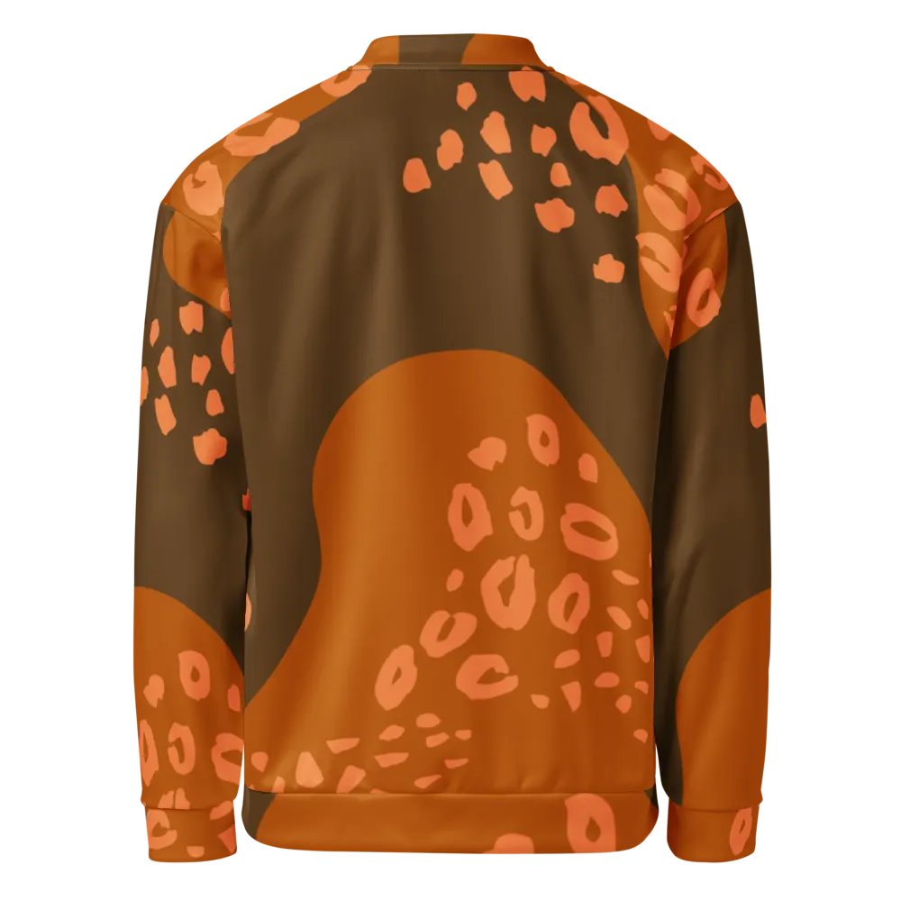 Orange Wild Blend All-Over Bomber Jacket product image (4)