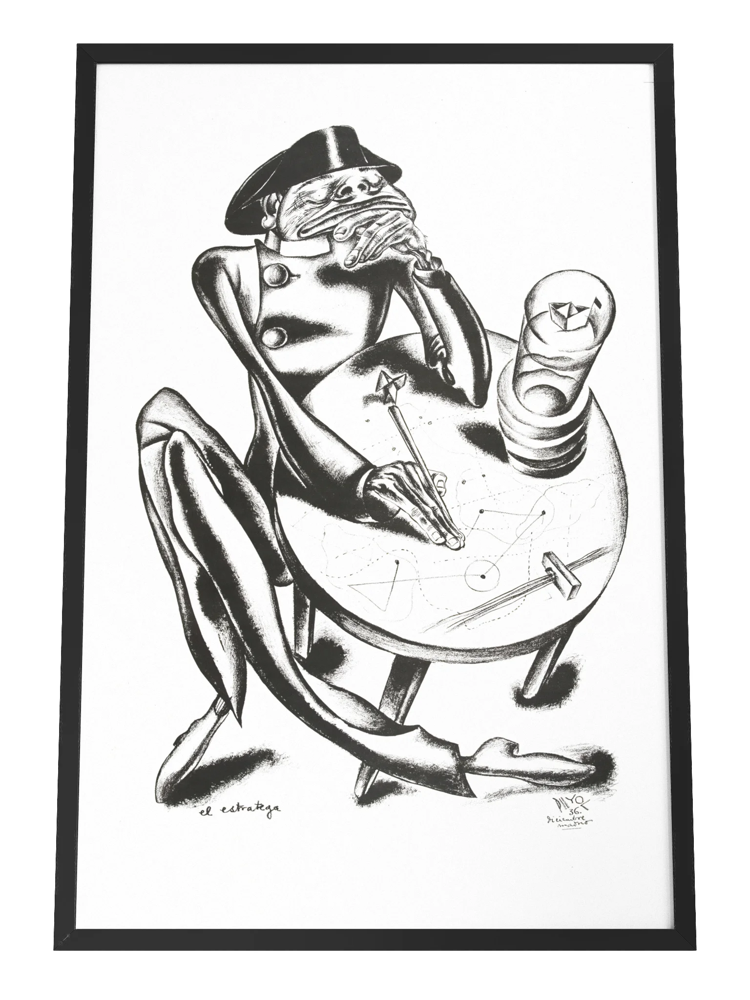El Estratega (The Strategist) Print product image (1)