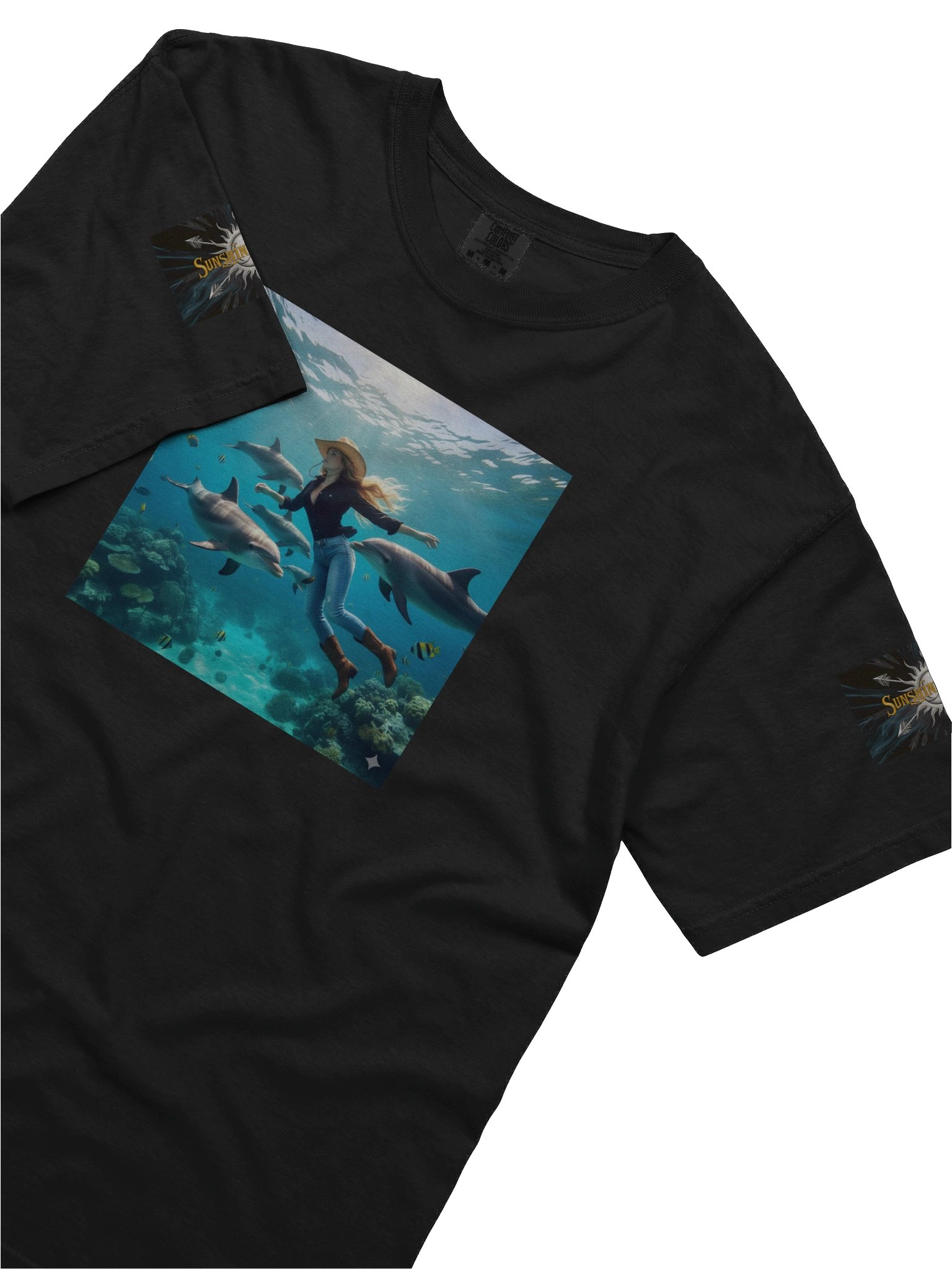 Dolphin Dive Cowboy Tee product image (5)