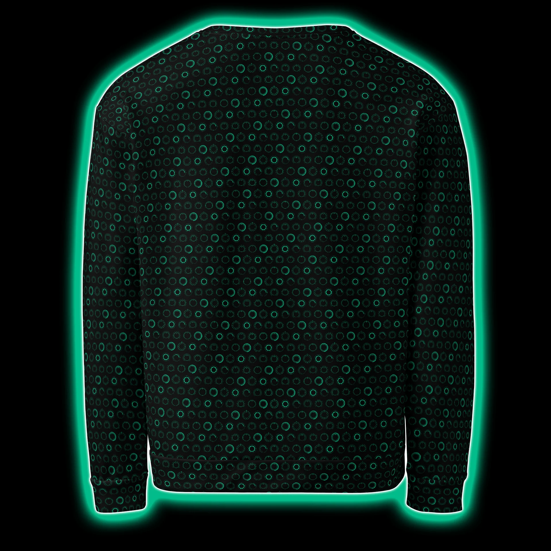 Synthesis Controls Sweatshirt - (7 Modular Synth Dials) BIOLUM product image (5)