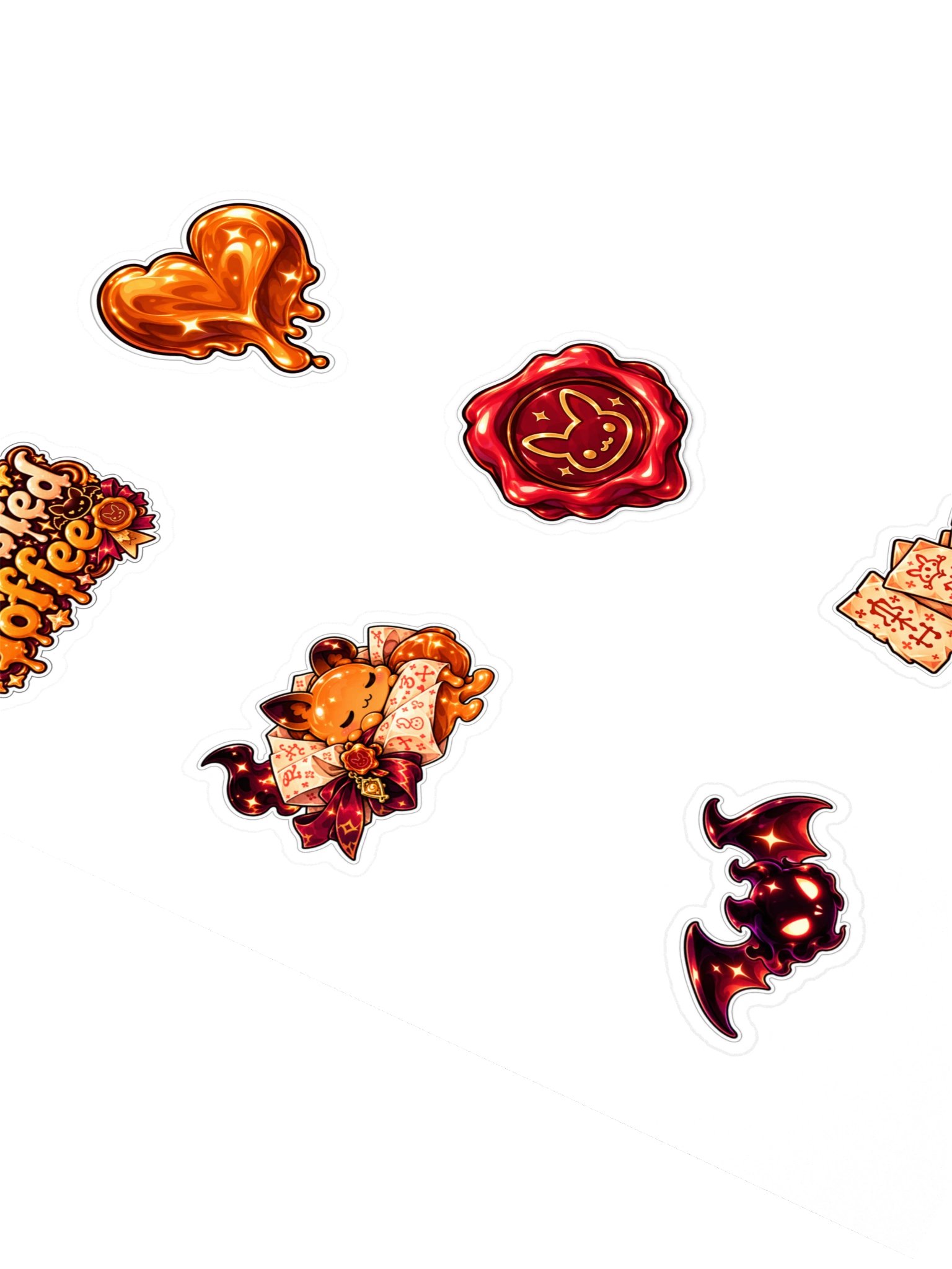 The AFK Cafe™ Twisted Toffee | 6-Piece Sticker Pack Vol. 4 product image (2)
