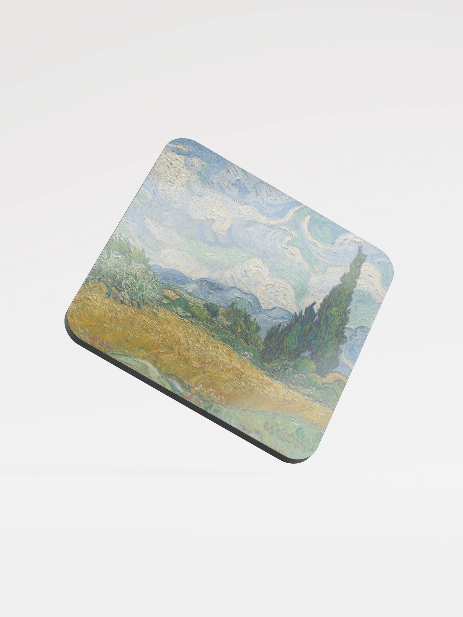 Wheat Field with Cypresses (Vincent van Gogh) Coaster product image (2)