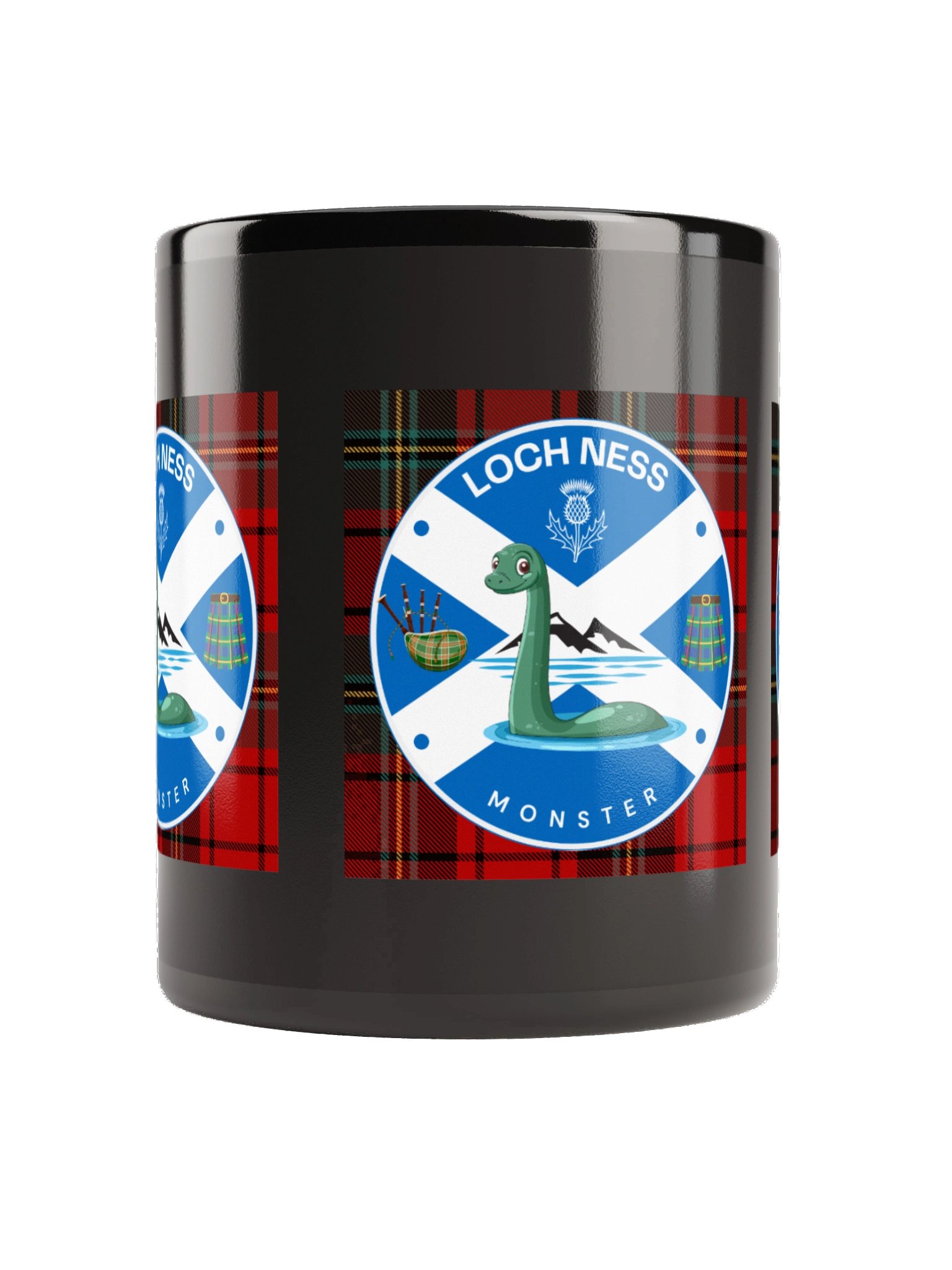 Loch Ness Monster Plaid Mug product image (4)