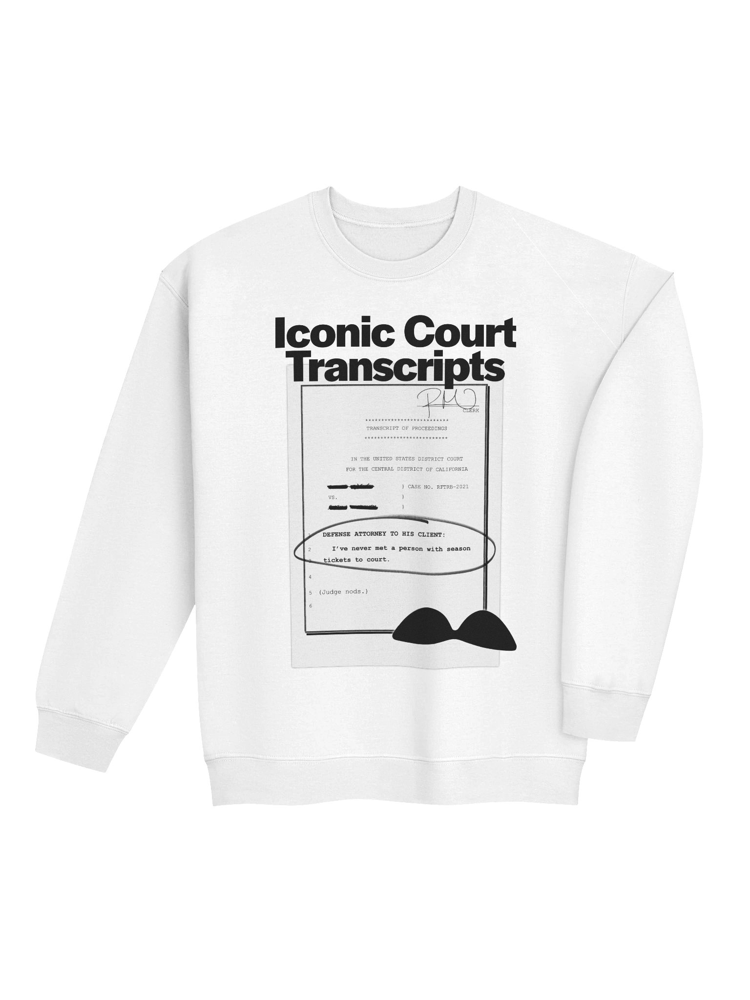 Season Tickets To Court White Sweatshirt product image (4)