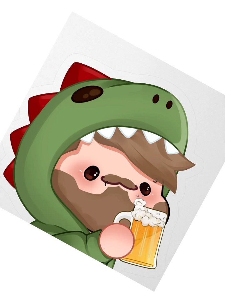Dino Cheers Sticker product image (3)