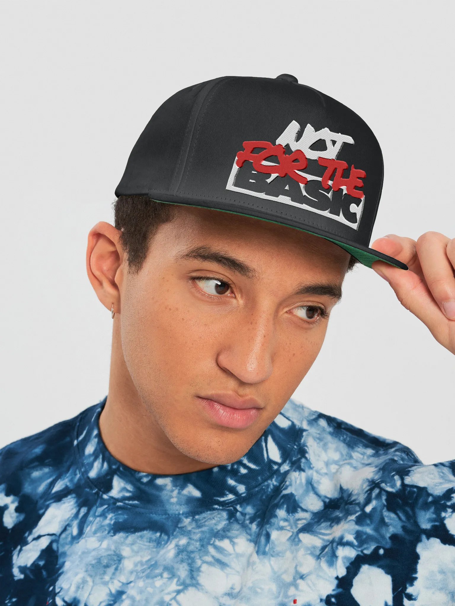 Not Basic Flat Snapback Cap product image (2)