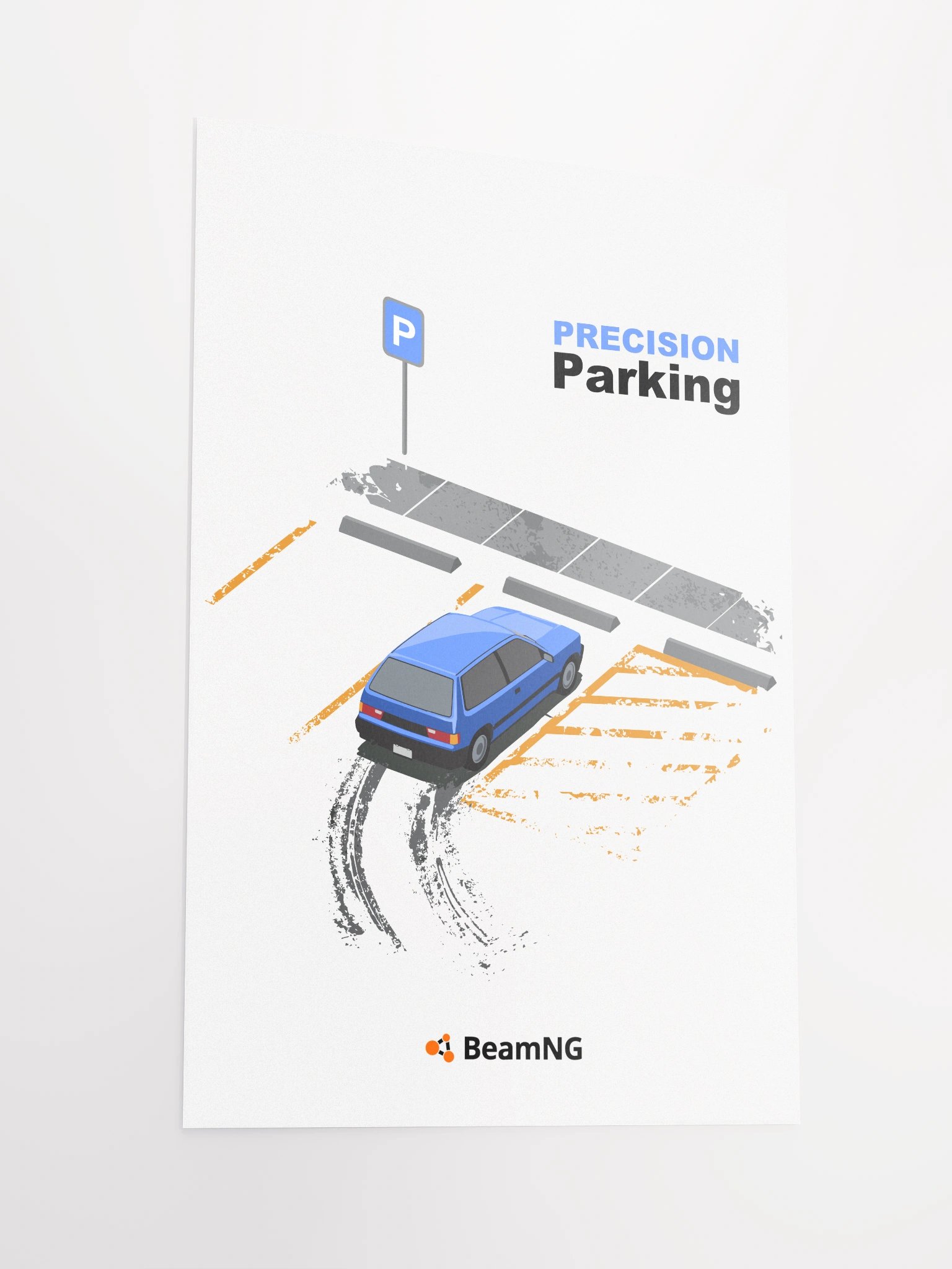 Precision Parking Stylized Poster product image (2)