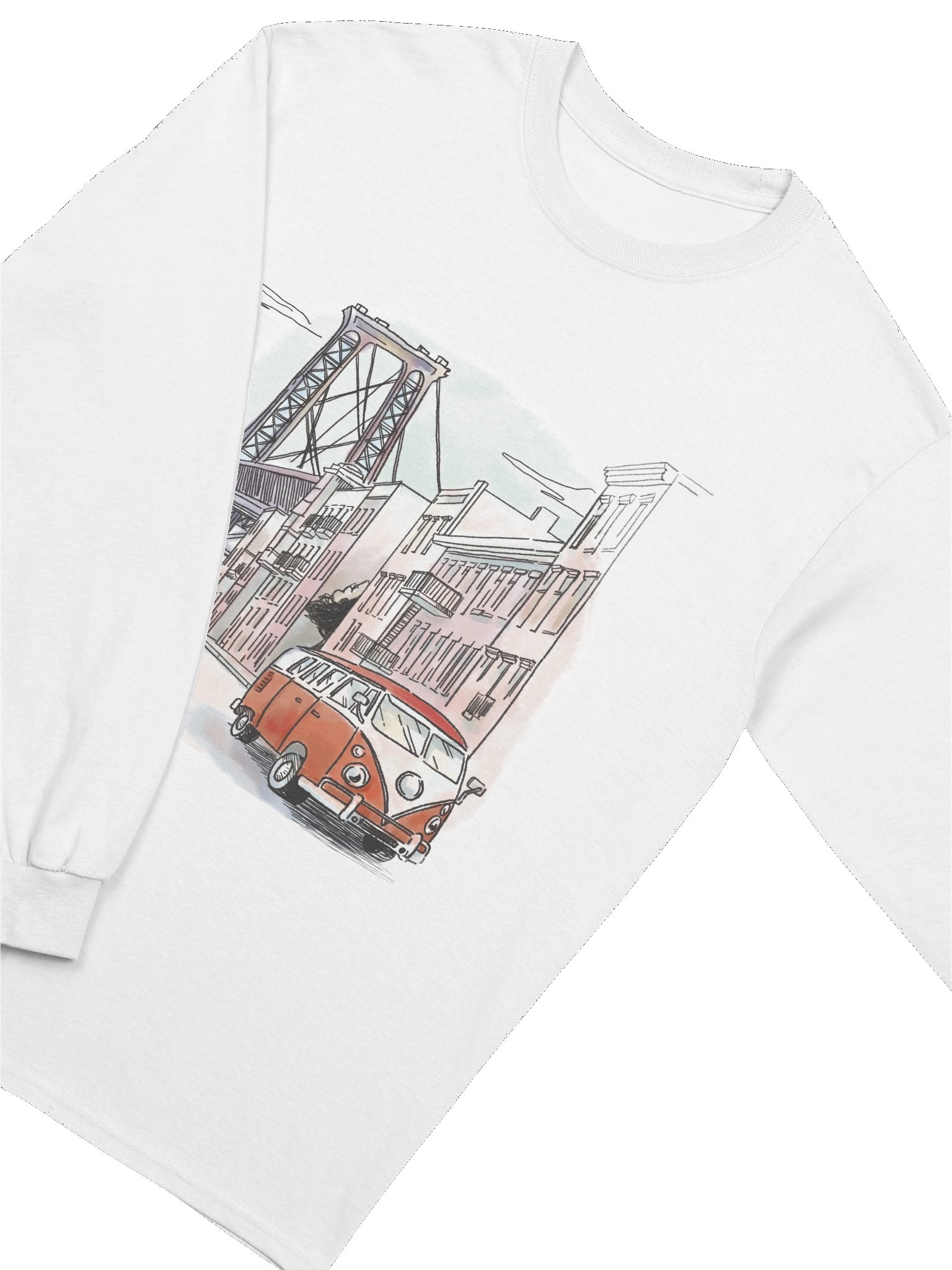 Williamsburg Bridge Long Sleeve Shirt product image (3)