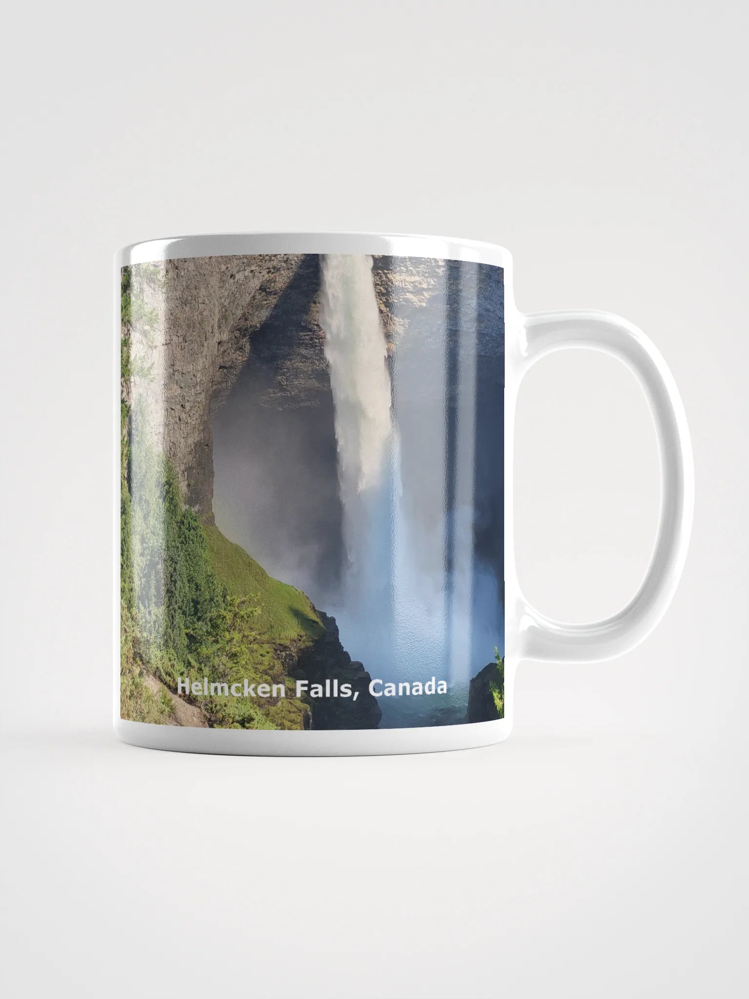 White Glossy Mug - Helmcken Falls product image (1)