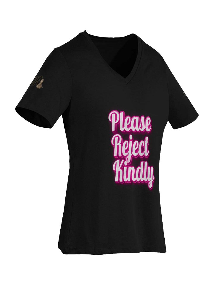 Reject Kindly/Other Words V-Neck T-Shirt product image (8)