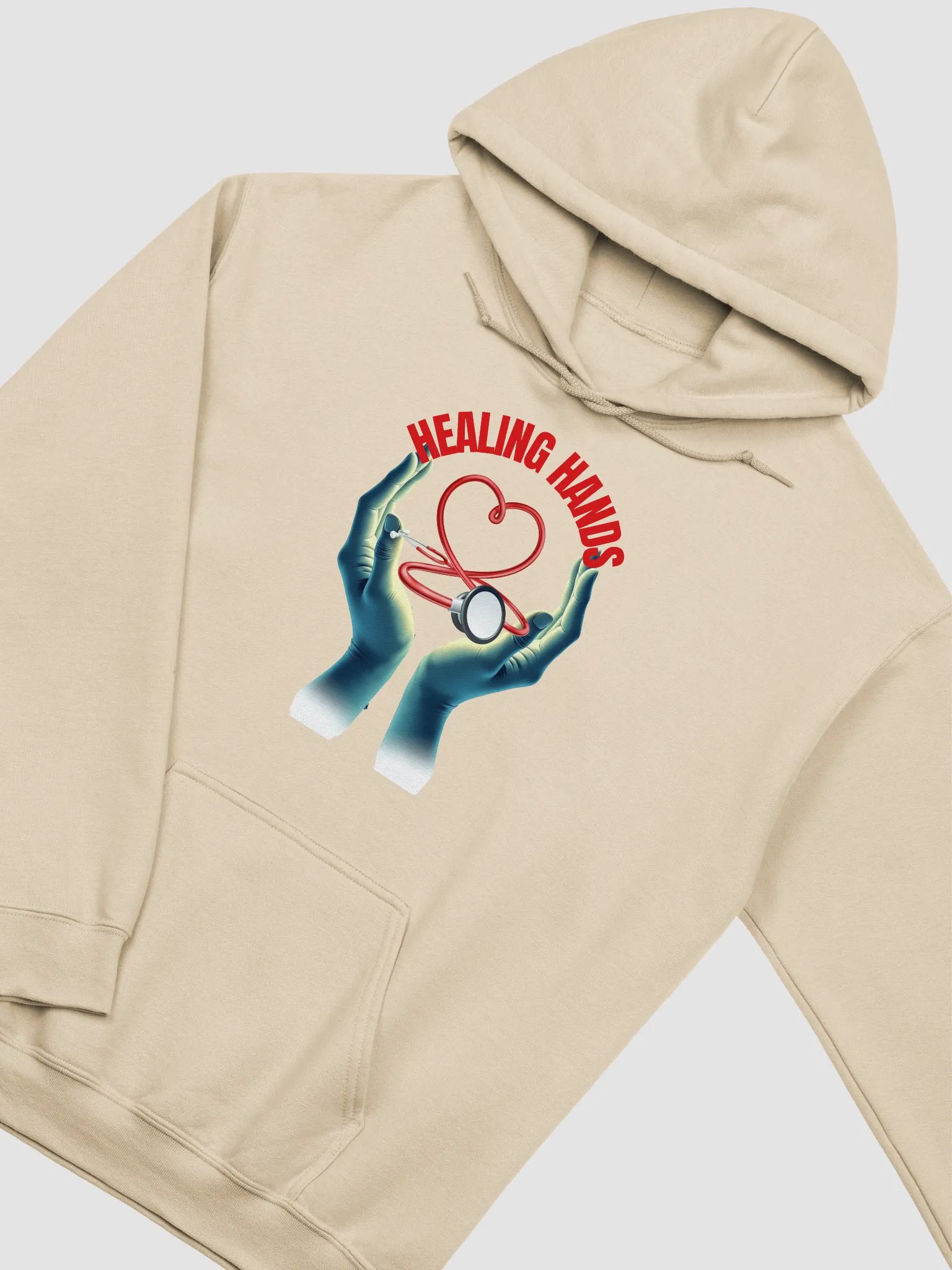 Healing Hands Stethoscope Heart Hoodie product image (30)
