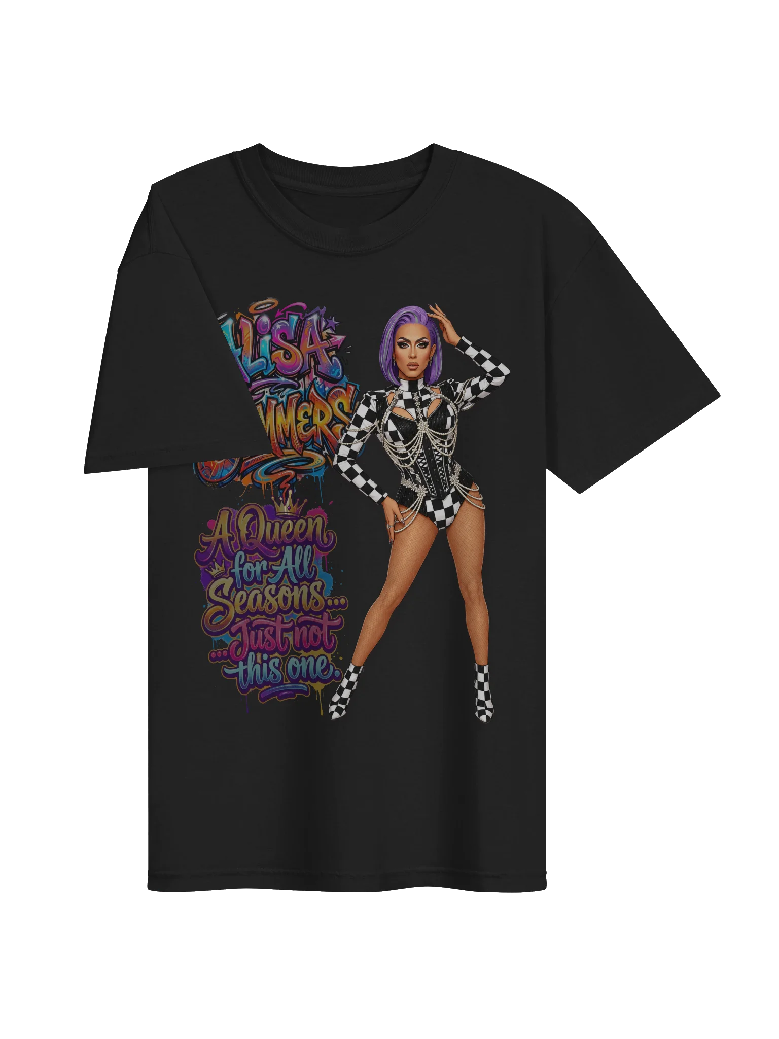 Queen for All Seasons Heavyweight Tee — Black product image (3)