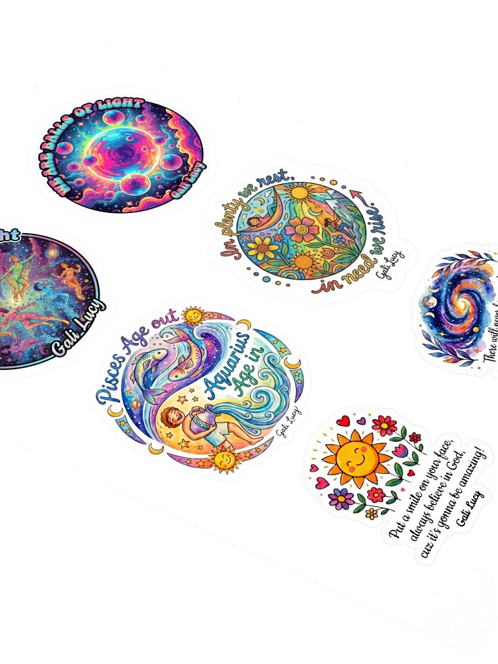 Set of 6 Stickers - Style 9 product image (2)