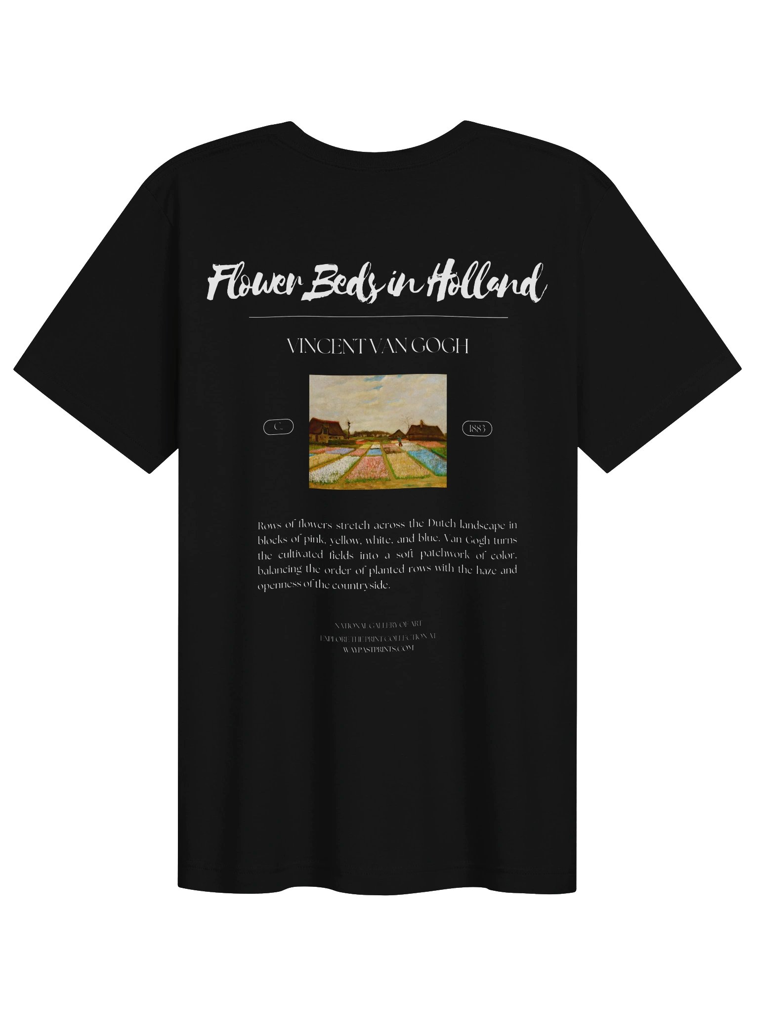 Flower Beds in Holland (Vincent van Gogh) T-Shirt product image (4)