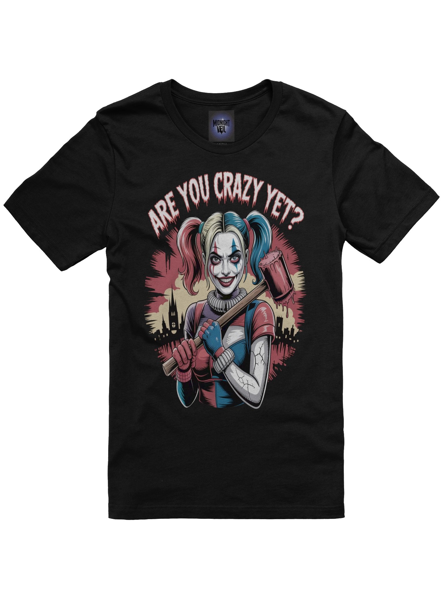 Are You Crazy Yet? Harley Quinn's Mallet Mayhem Graphic Tee product image (3)