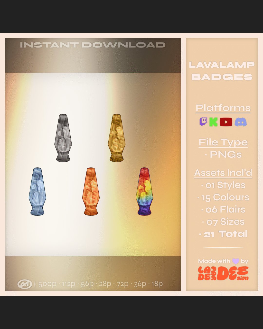 Lava Lamp Badges product image (3)