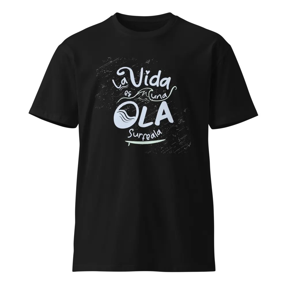 Unisex Premium T-Shirt La vida es una Ola product image (1)