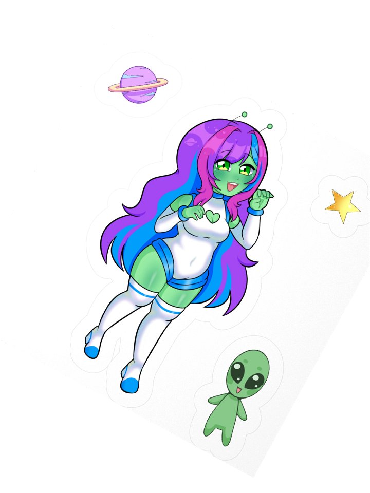 Galaxy Goddess Astrea [Sticker] product image (6)