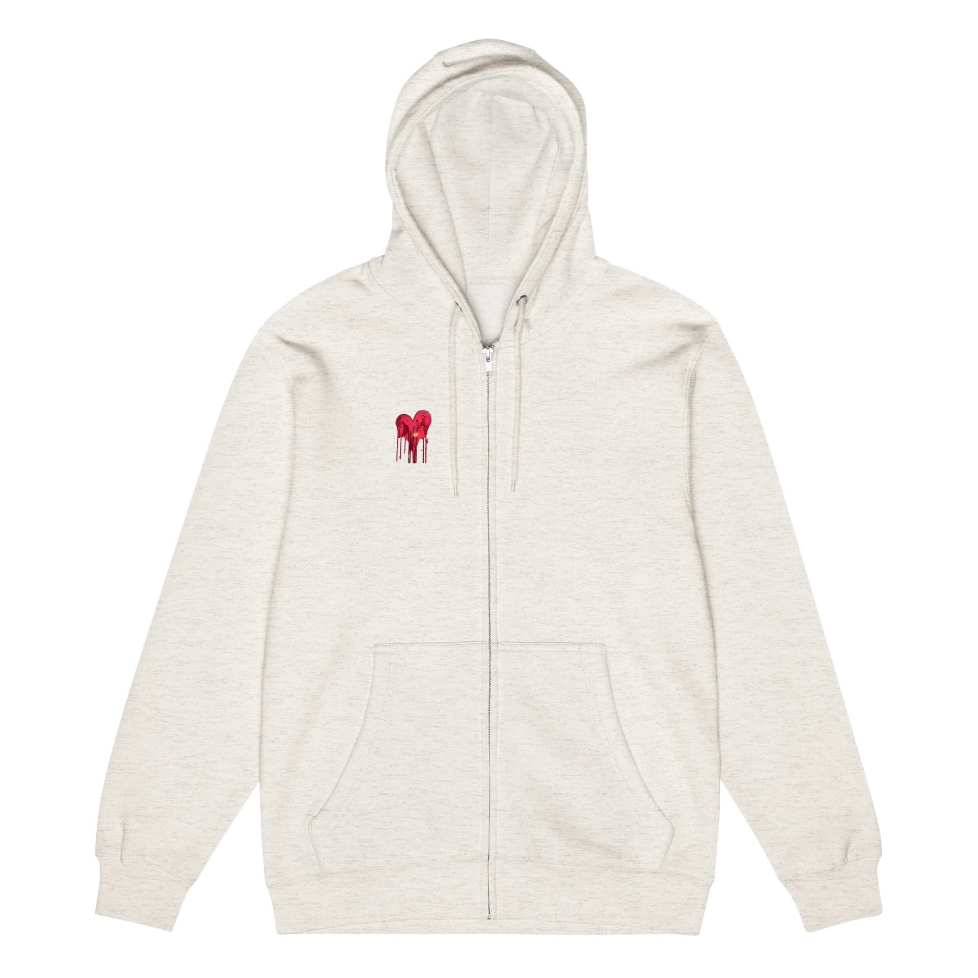 Melting Heart Zip-up Hoodie product image (18)