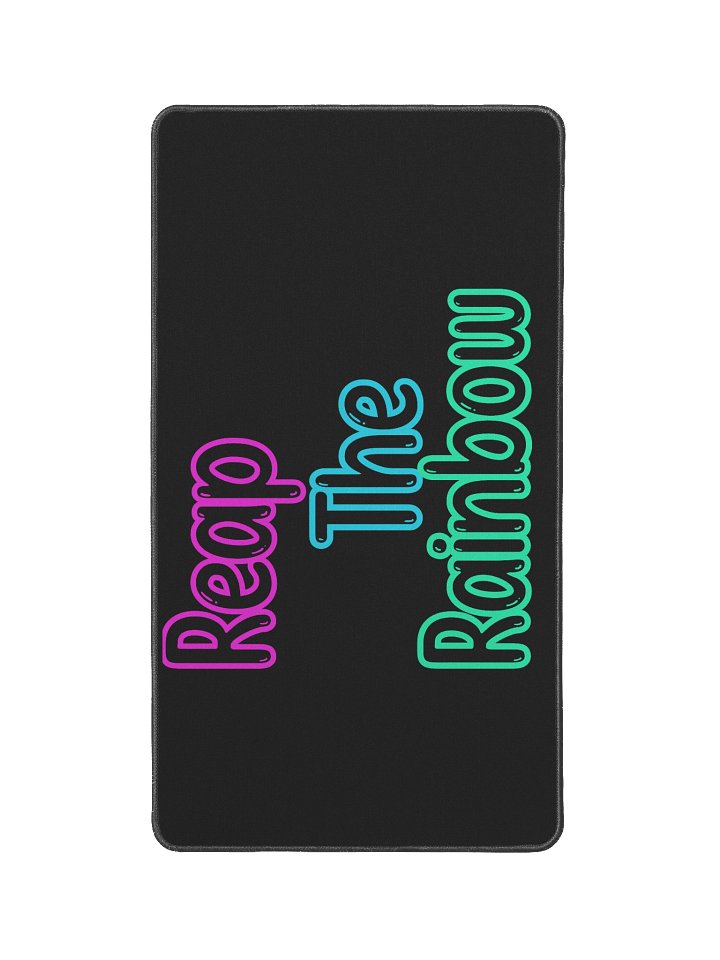 Neon Rainbow Desk Mat product image (1)