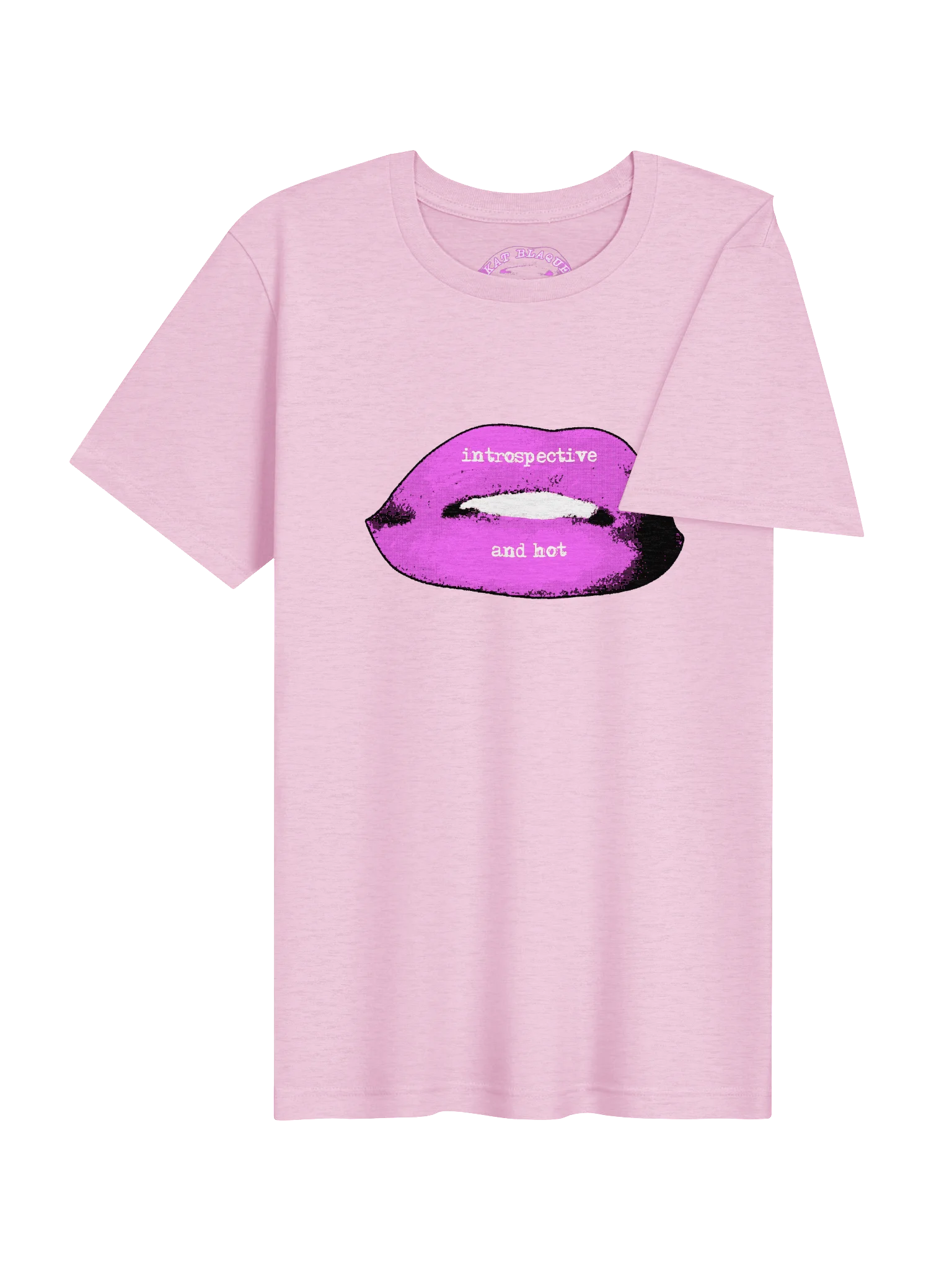 Pink and Lilac Hot and Introspective Lips Tee product image (4)