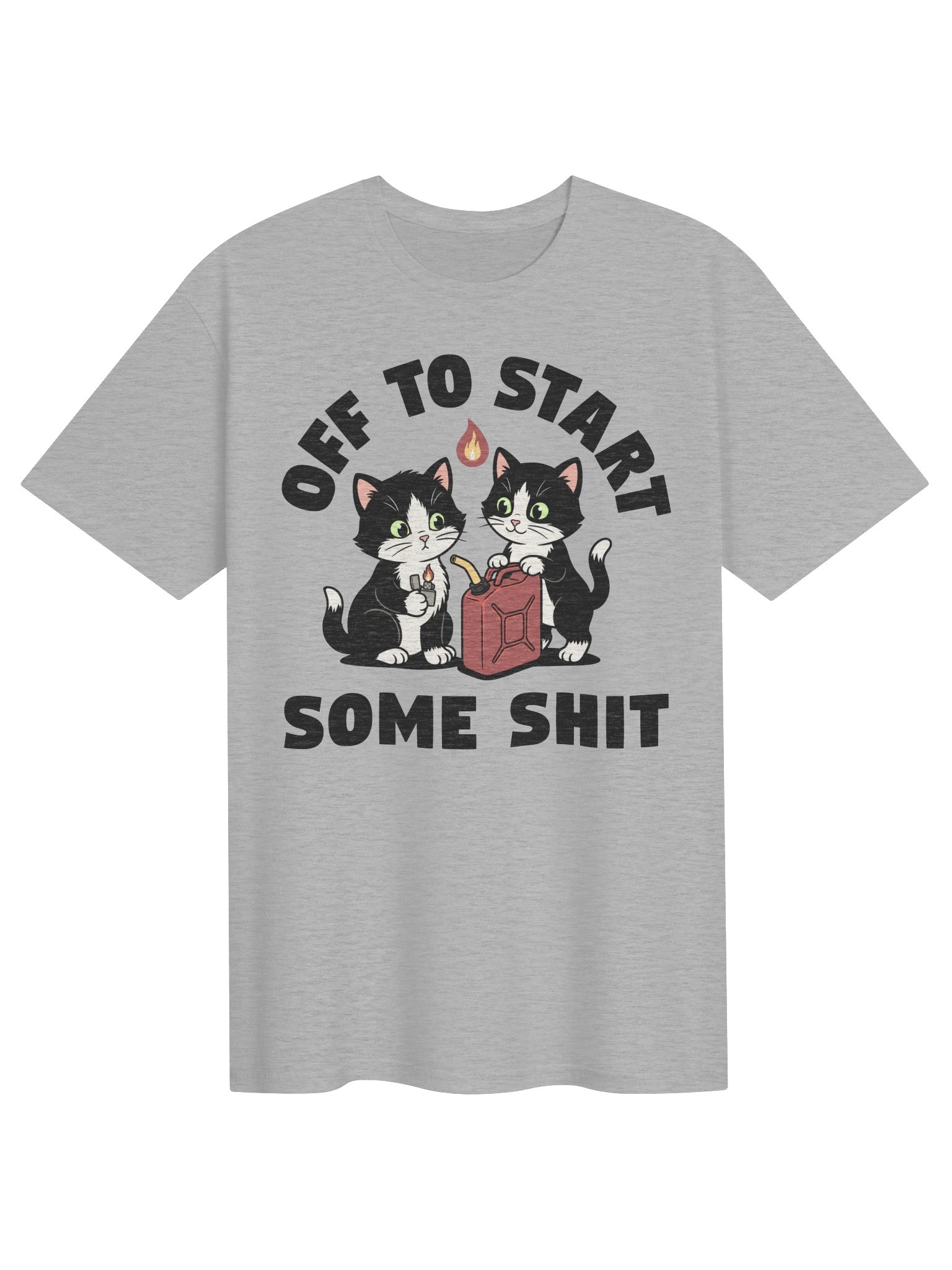 Start Some Sh*t Tuxedo Cat Shirt product image (2)