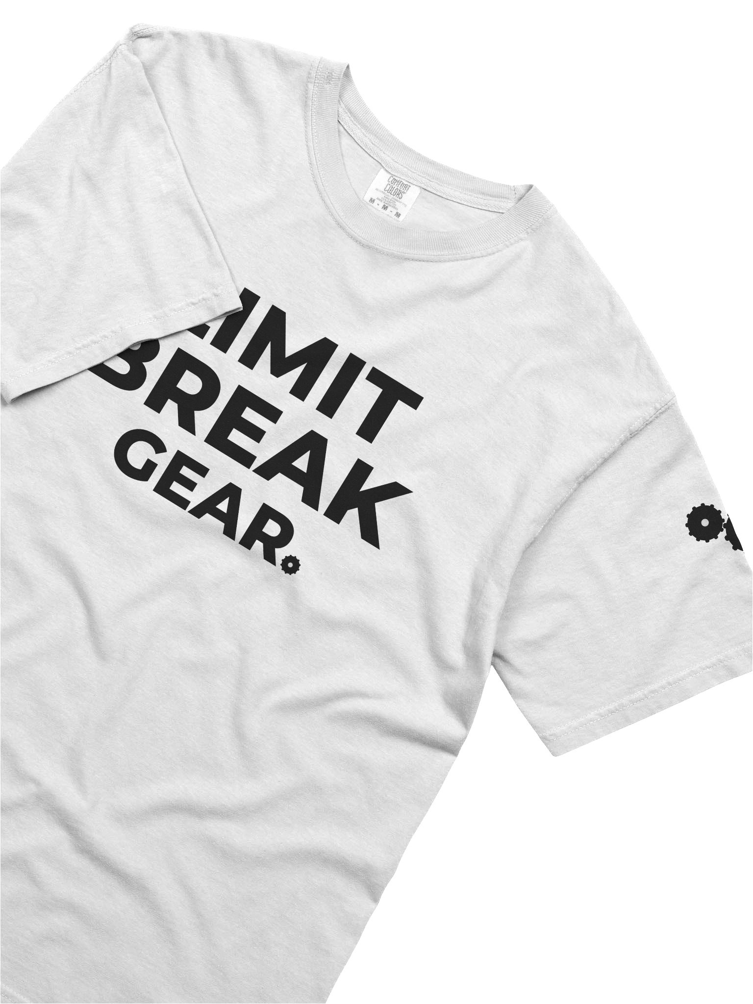Limit Break Gear Relaxed Fit Tee - black logo product image (5)
