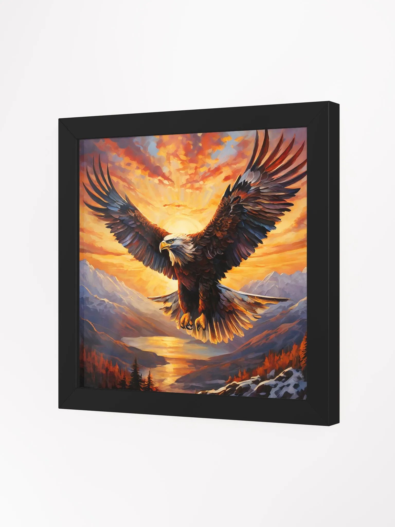 An eagle at sunrise product image (13)