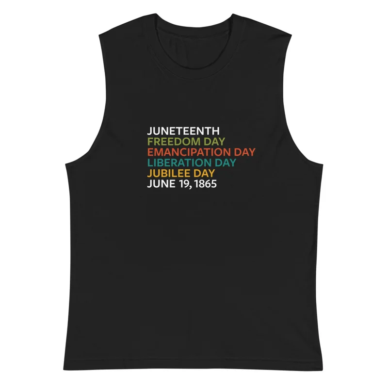 Emancipation Day Muscle Tank Image 1