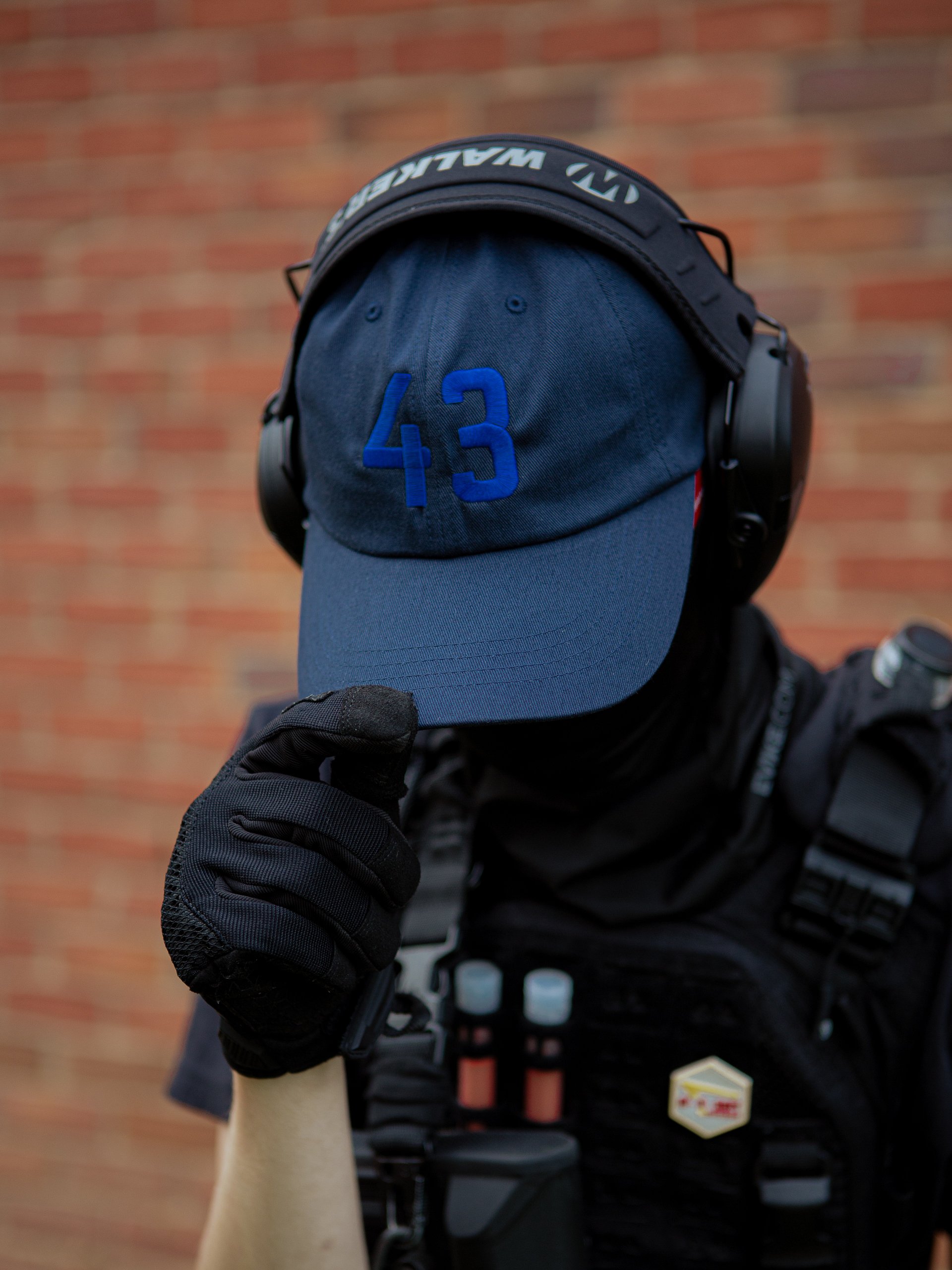 "43" Embroidered Hat (Navy Blue) product image (5)