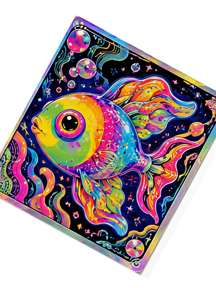 Rainbow Fish Sticker product image (2)