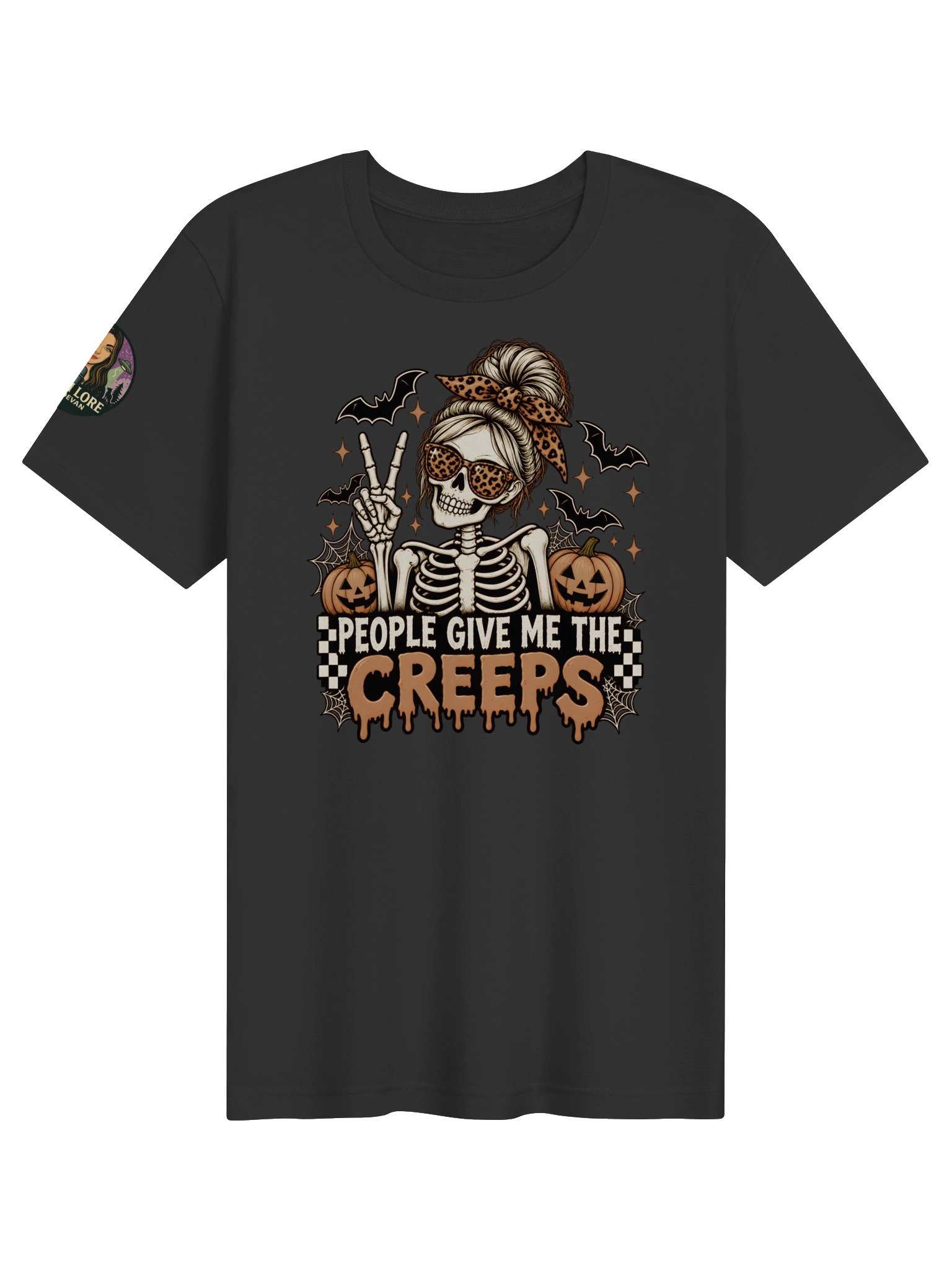 LIMITED EDITION-HALLOWEEN *PEOPLE ARE CREEPY* SOFT T-SHIRT product image (30)