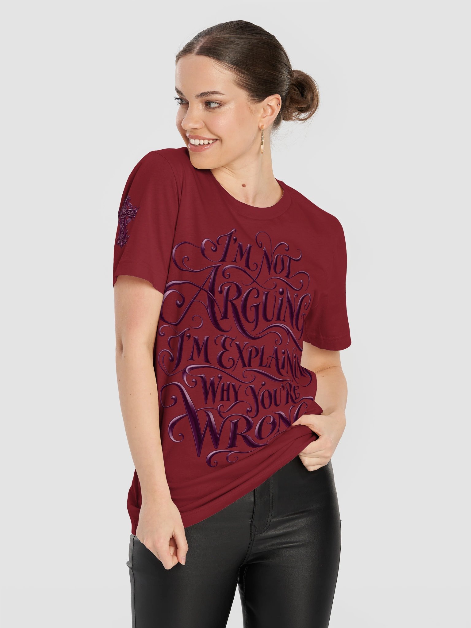 I'm Not Arguing, I'm Explaining Why You're Wrong | Celtic Gothic T-Shirt product image (75)