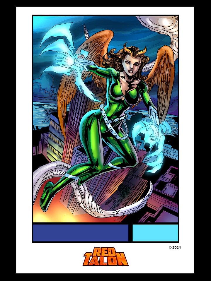 Night Eye in Flight Wall Poster - 12" x 18" product image (1)