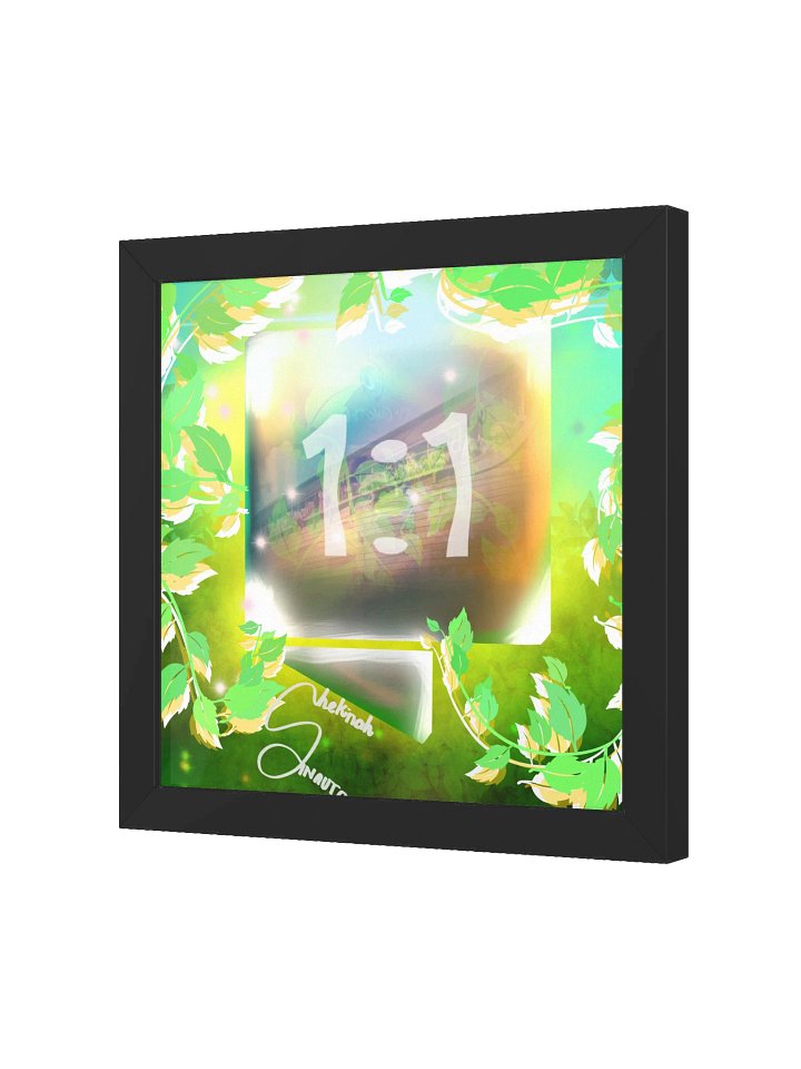 Answers in Genesis enhanced logo - Vibrant Ayous Wood Framed Matte Poster product image (9)