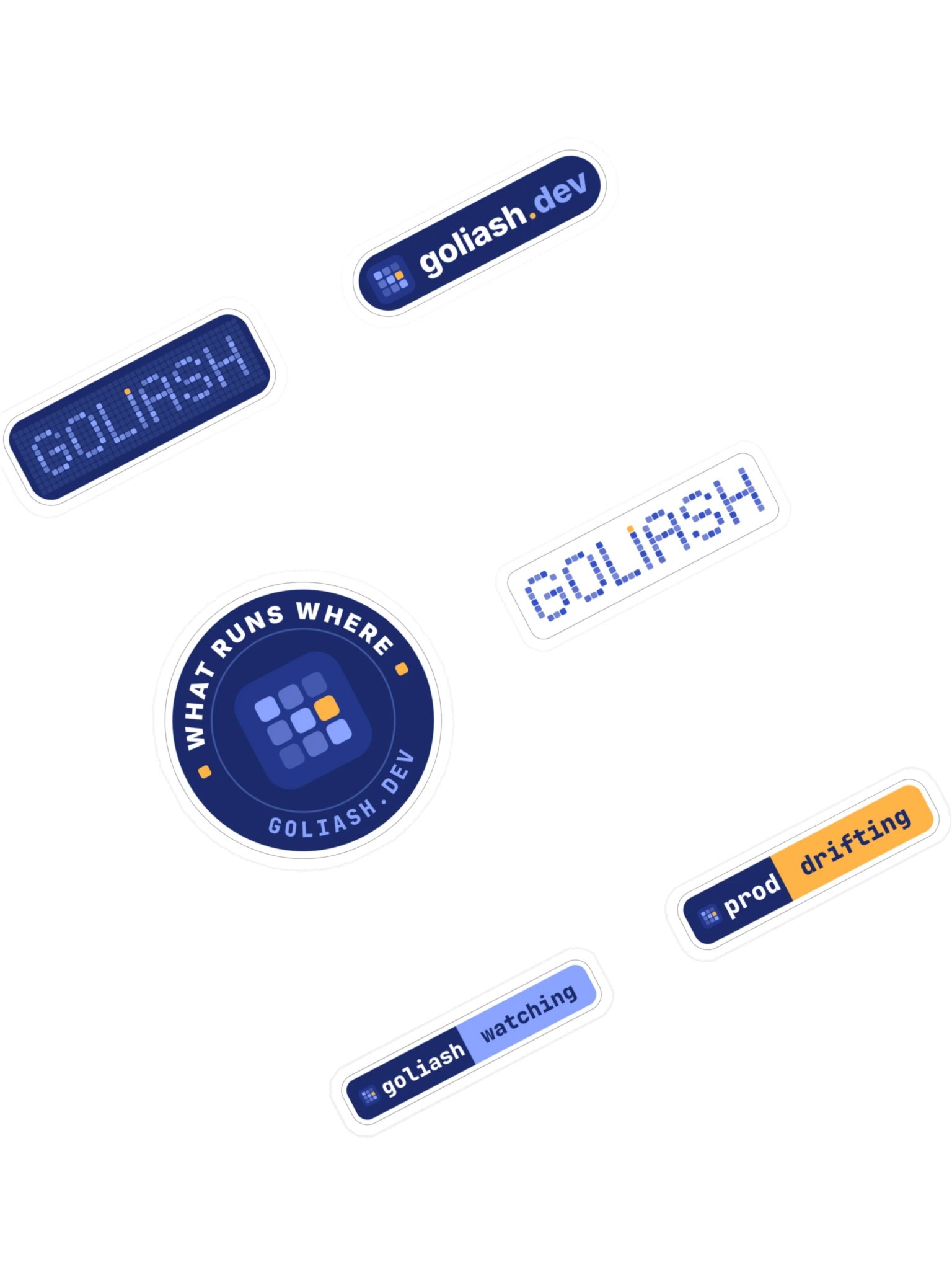 Goliash Name Sticker Sheet product image (1)