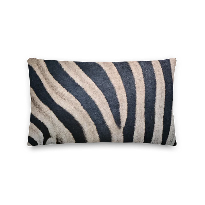 Modern Safari Zebra Print Premium Throw Pillow product image (2)