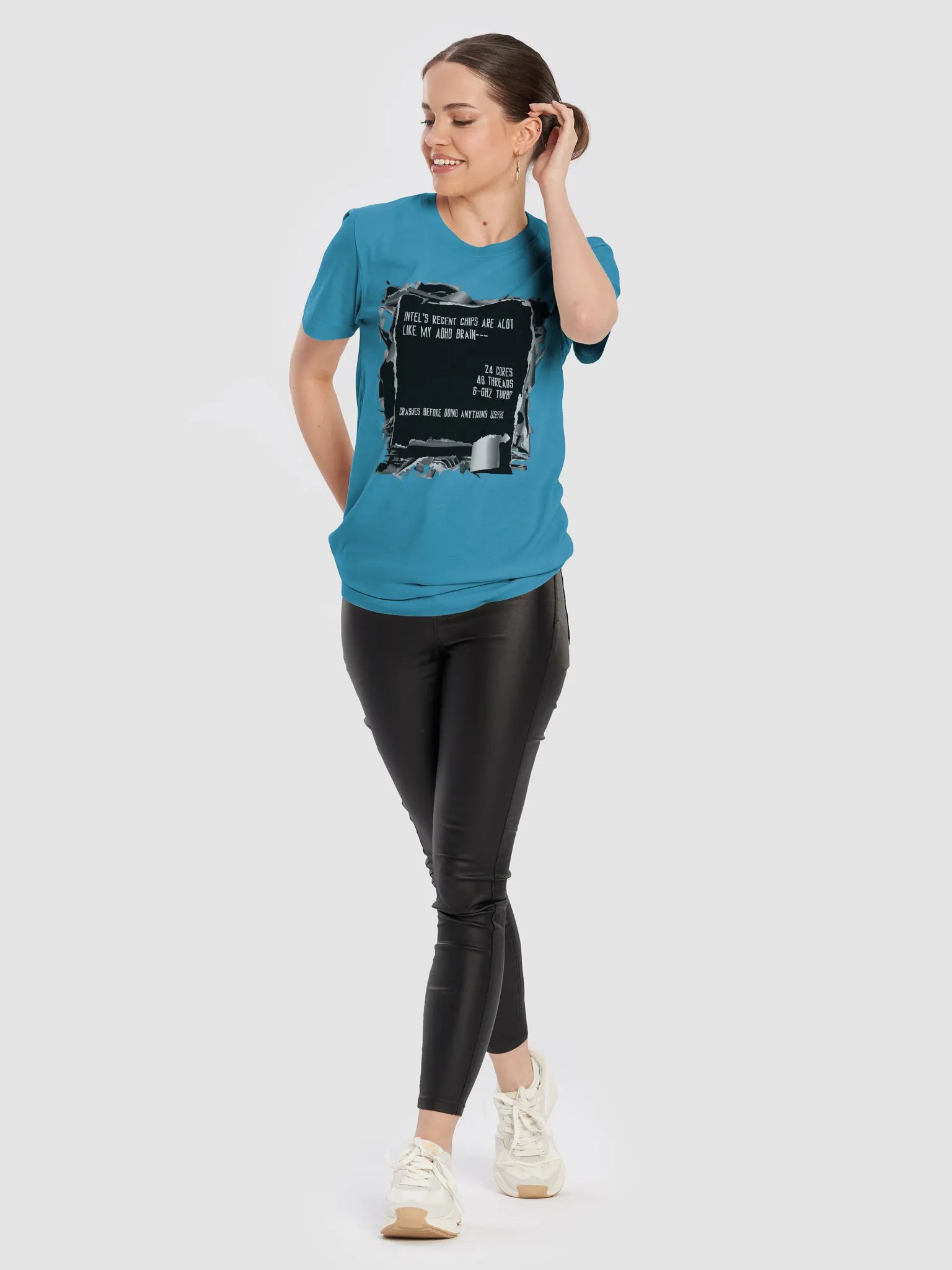 Intel Chip ADHD Brain T-Shirt product image (104)