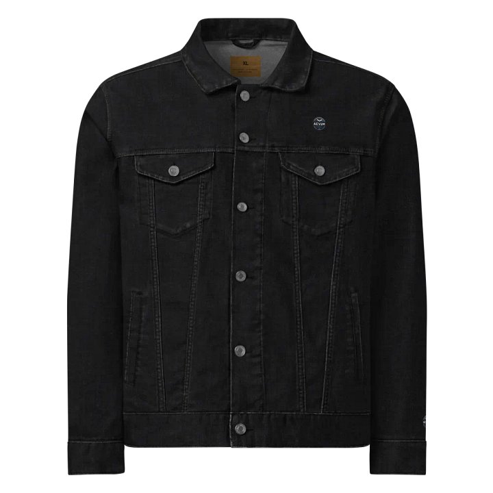 AEVUM Band USA black denim jacket product image (1)