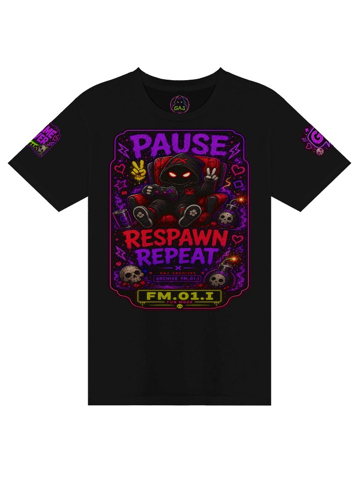 FUN MODE - Pause. Respawn. Repeat. GG Tee product image (1)